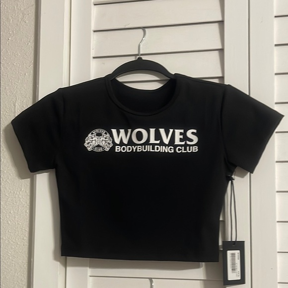 Darc Sport Tops - Darc Sport Black Short Sleeve Cropped Tee